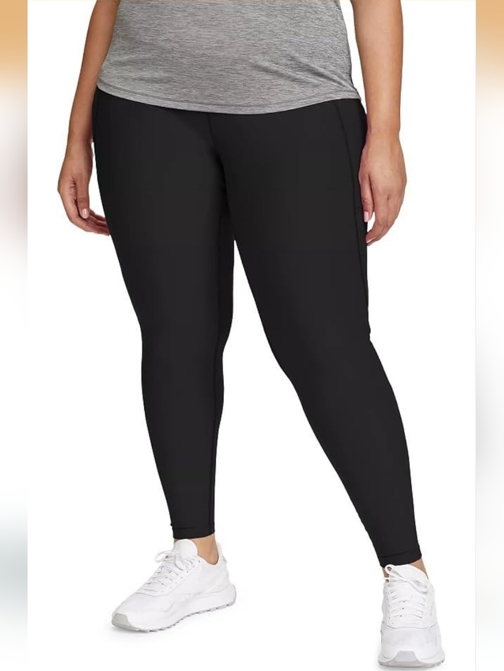 Eddie Bauer Black Trail Tight Leggings Women's Size 3X